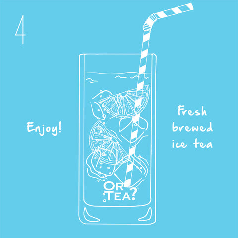 Or Tea? Glassier™ - Fresh Brewed Iced Tea Maker